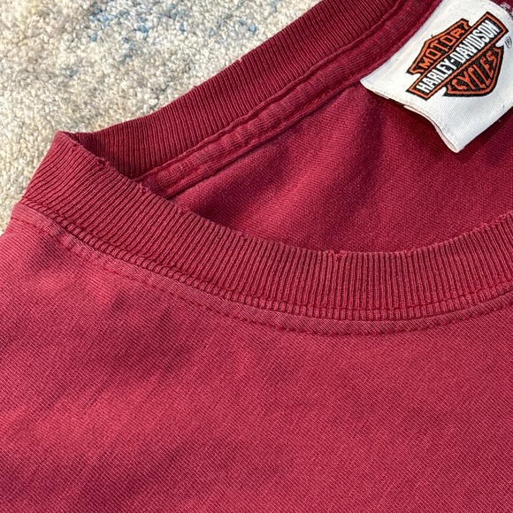 Vintage Harley-Davidson 2XL Faded Grunge Y2K Streetwear Skater Workwear - Picture 5 of 14